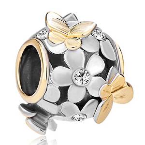 Pandora Flying Butterfly Swarovski Crystal Charm image