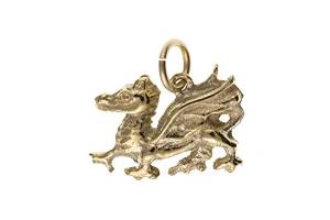 Pandora Flying Dragon Gold Charm image