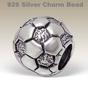 Pandora Football CZ Charm