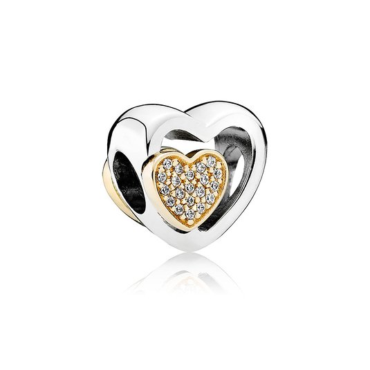 Pandora Forever Together Heart Swarovski Crystal Charm