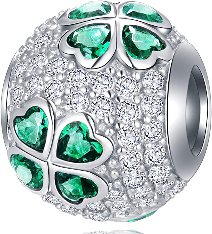 Pandora Four Leaf Clover CZ Charm image