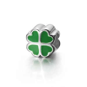 Pandora Four Leaf Clover Green Charm image