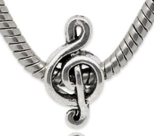 Pandora G Clef Music Note Charm image