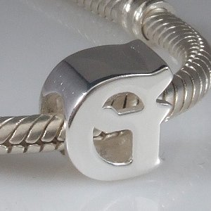 Pandora G Initial Letter Charm