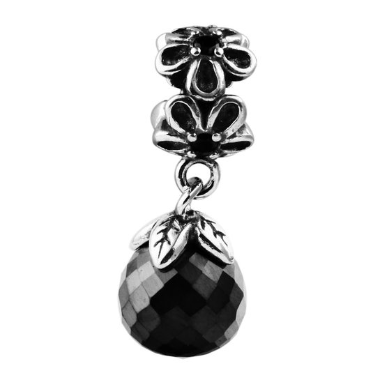 Pandora Garden Odyssey Black Spinel Grey Crystal Charm image
