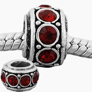 Pandora Garnet Rhinestone Charm image