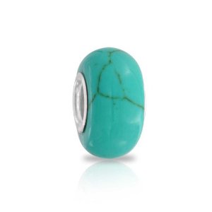 Pandora Gemstone Turquoise Silver Charm image