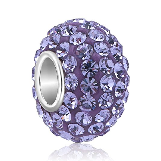 Pandora Genuine Swarovski Crystal Violet Charm