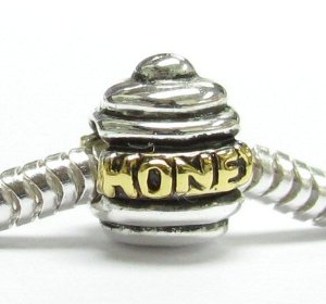 Pandora Gold On Honey Bee Pot Charm image