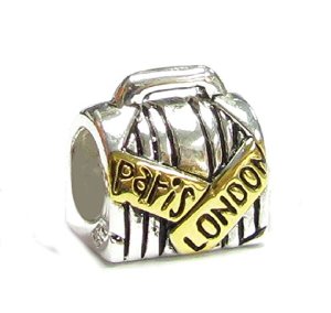 Pandora Gold On Suitcase Charm