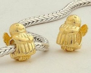 Pandora Gold Plated Angel Of Hope Charm image