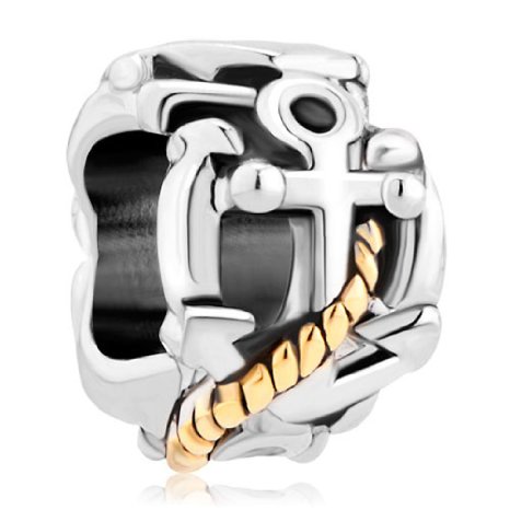 Pandora Gold Plated Cable Rope Charm image