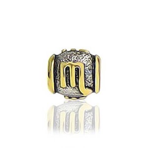 Pandora Gold Plated Scorpio Zodiac Charm image