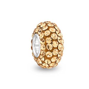 Pandora Gold Swarovski Crystal Charm image