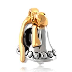 Pandora Golden Bells Bow Charm