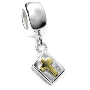 Pandora Golden Cross Bible Charm