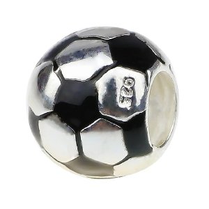 Pandora Gorgeous Enamele Football Charm image