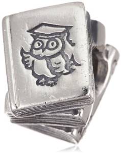 Pandora Graduate Owl Book Charm