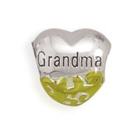 Pandora Grandma Heart Golden Charm
