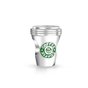 Pandora Green Coffee Cup Charm