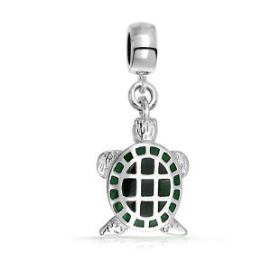 Pandora Green Turtle Dangle Charm image