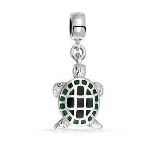 Pandora Green Turtle Dangle Charm