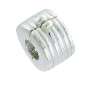 Pandora Groove Pattern Clip Charm