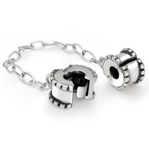 Pandora Handcuff Chain Stopper Charm