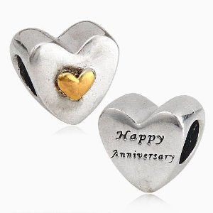 Pandora Happy Anniversary Heart Charm image