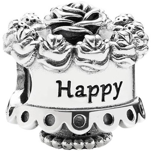 Pandora Happy Birthday Rose Cake Charm image