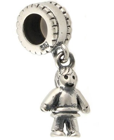 Pandora Happy Boy Silver Plated Charm image