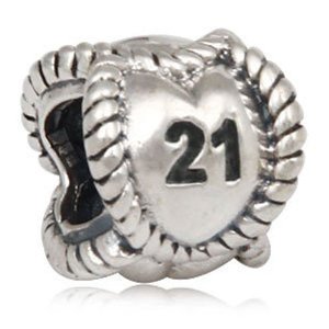 Pandora Heart 21st Birthday Charm