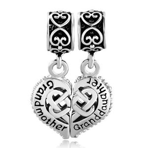 Pandora Heart Love Grandmother Daughter Triquetra Dangle Charm