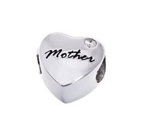 Pandora Heart Mother Crystal Charm