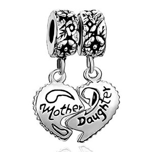 Pandora Heart Mother Daughter Love Dangle Charm image