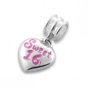 Pandora Heart Sweet 16 Charm