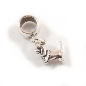 Pandora Hound Dog Dangle Charm