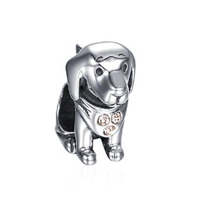 Pandora House Dog Crystals Charm image