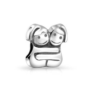 Pandora Hugging Sisters Charm