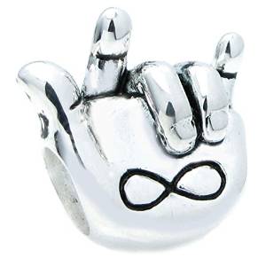 Pandora I Love You Forever Gesture Charm image