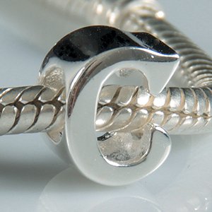Pandora INITIAL C Sterling Silver Charm image