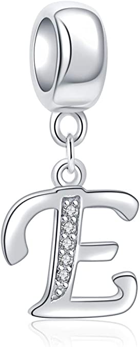 Pandora INITIAL E Sterling Silver Charm image