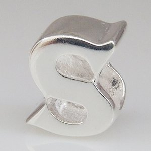 Pandora INITIAL S Sterling Silver 3D Charm image