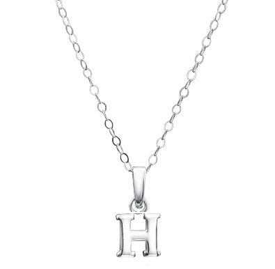 Pandora Initial H Pendant Sterling Silver Charm