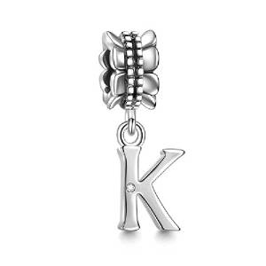 Pandora Initial Letter K Stamped Charm image