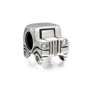 Pandora Jeep Car CZ Headlights Charm