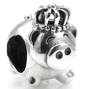 Pandora King Pig Charm