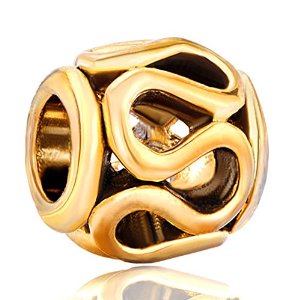 Pandora Lacy Spacer Gold Plated Charm image