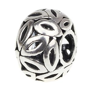 Pandora Lattice Leaves Charm image