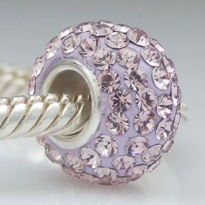 Pandora Lavender Swarovski Crystal Charm